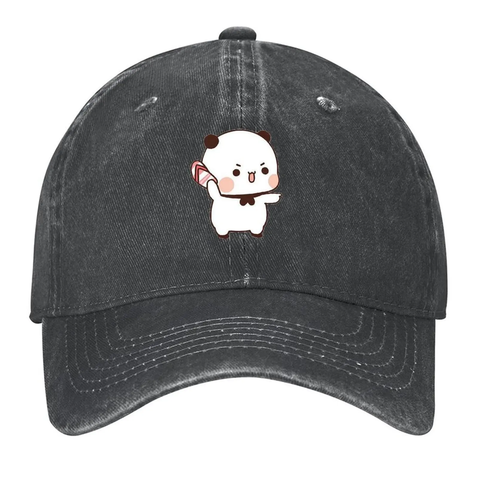 

Cute Bubu is Throwing Flip-flops At Dudu Since He Teases Bubu Baseball Cap Anime Dropshipping hats on offer Men's Hats Women's