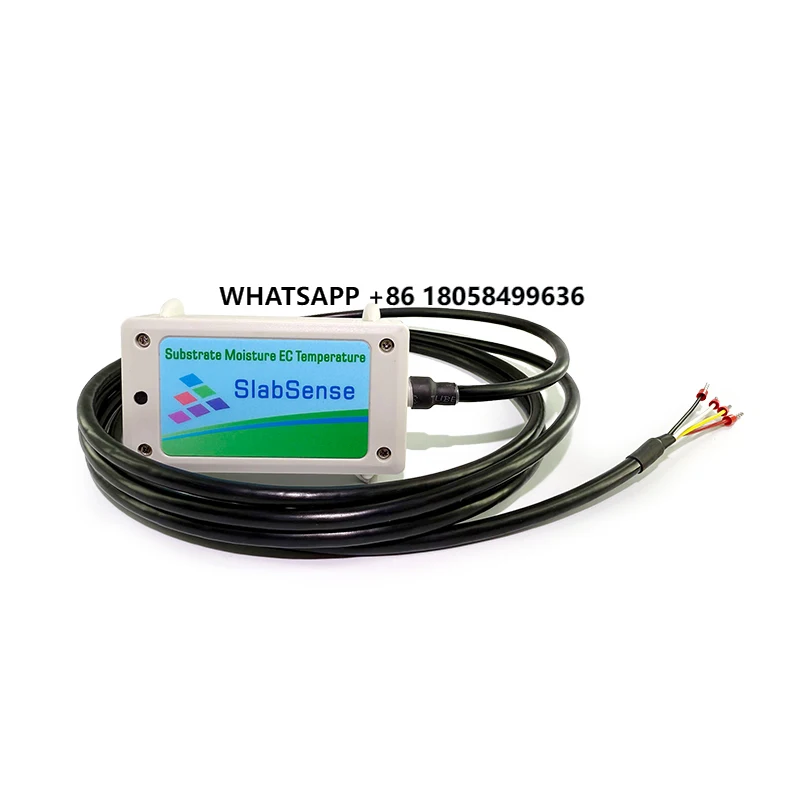 

SlabSense VPD Substrate Moisture & EC & Temperature Coconut Coir Agriculture Smart Monitoring Device - Boosts Crop Yield RS485