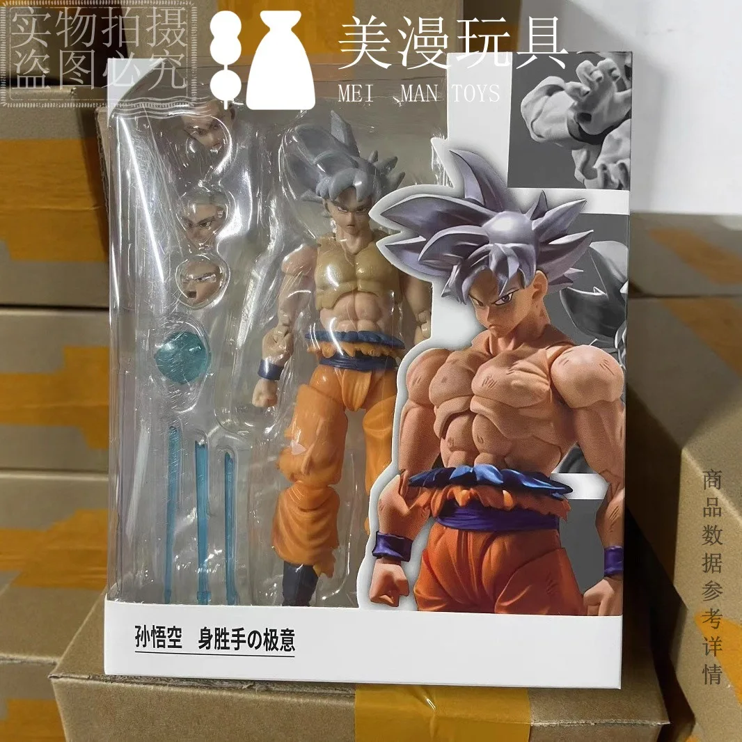 4 Tipos de Figuras de Acción Articuladas de Dragon Ball Z de 15 CM: Goku Ultra Instinto, Vegeta, Trunks, Modelo de Juguete Coleccionable, Regalo