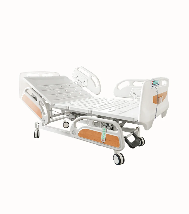 

Clinical Electric Hospital Bed With Multiple Functions Folding For Rehabilitation Medical Nursing Home Bed Waterproof Mattress