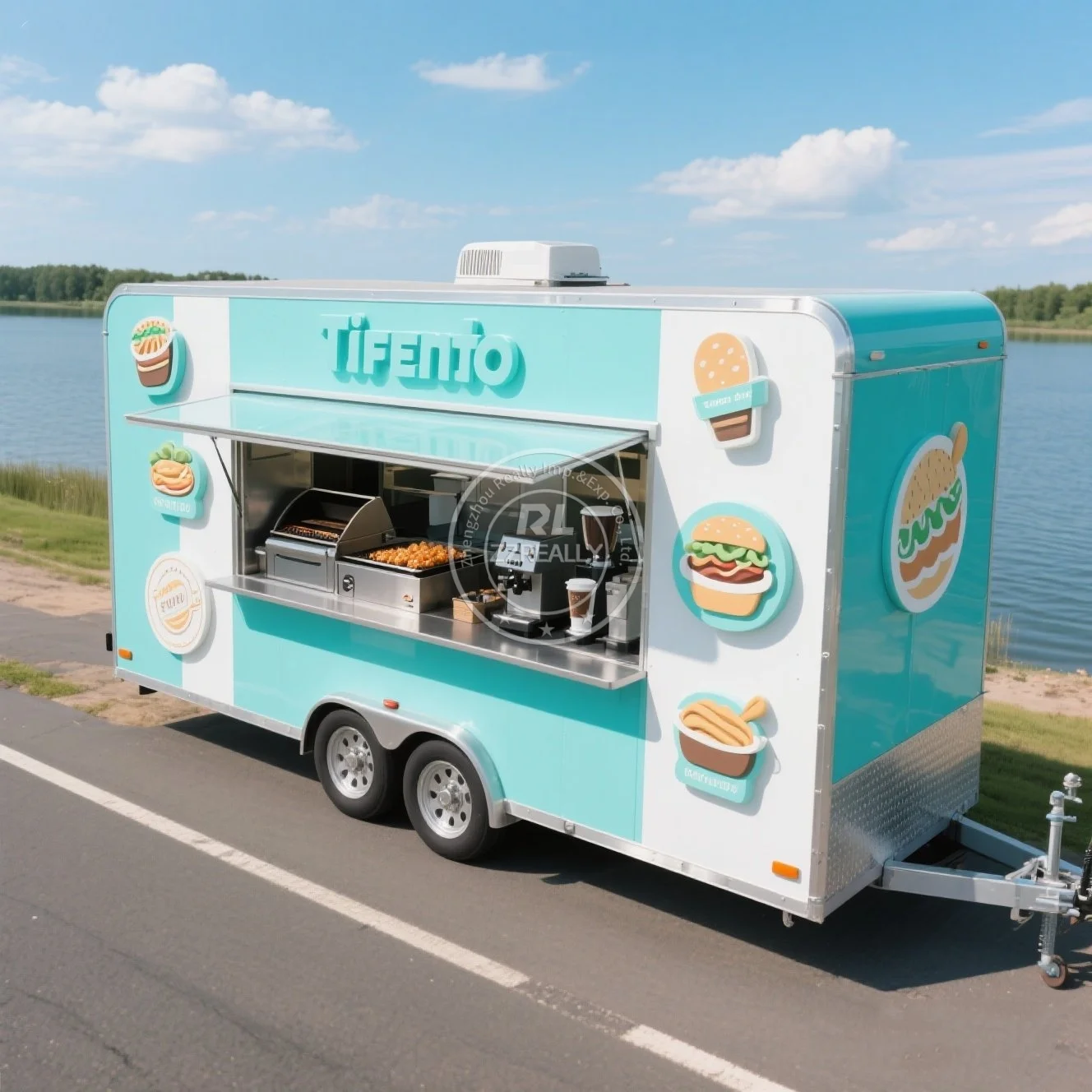 

Новый дизайн, доступный прицеп для еды, грузовики для барбекю, пиццы, полностью оборудованный грузовик для еды, США, индивидуальный прицеп для еды с полной кухней для