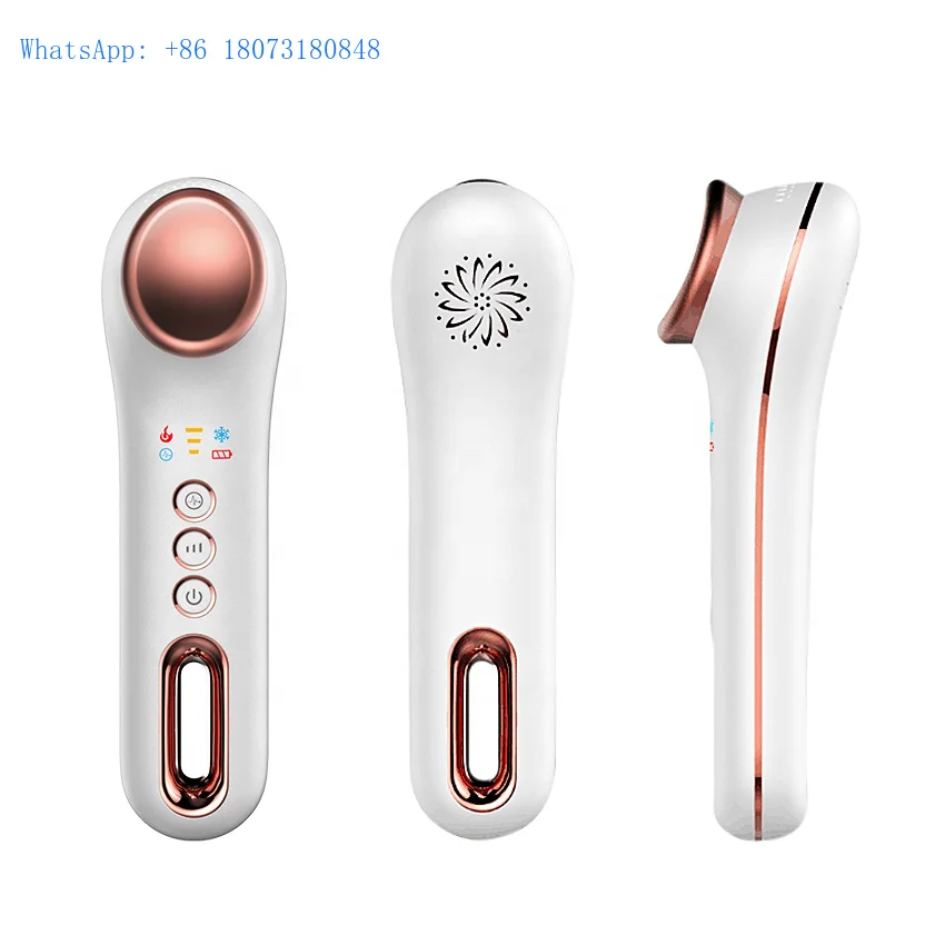 Eye Massager with Heat compression Hot and Cold Therapy Vibration Handheld Eye Care Beauty Device