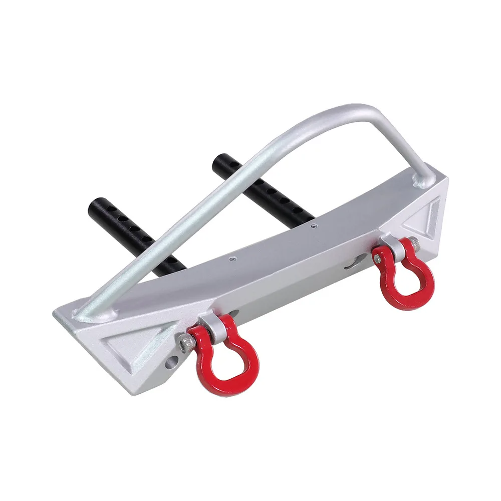 Para-choque dianteiro de metal para carro mn1/12 mn128 rc, cinto anticolisão dianteiro, furo de instalação, acessórios de peças de atualização