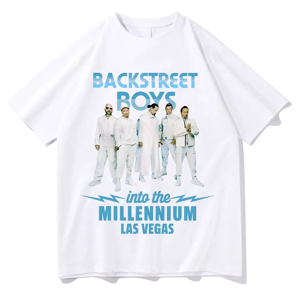 2026 Backstreet Boys T-Shirts Y2K Fun Casual Cotton Clothing Gift Clothing Into The MILLENNIUM Vintage Tops Women Men
