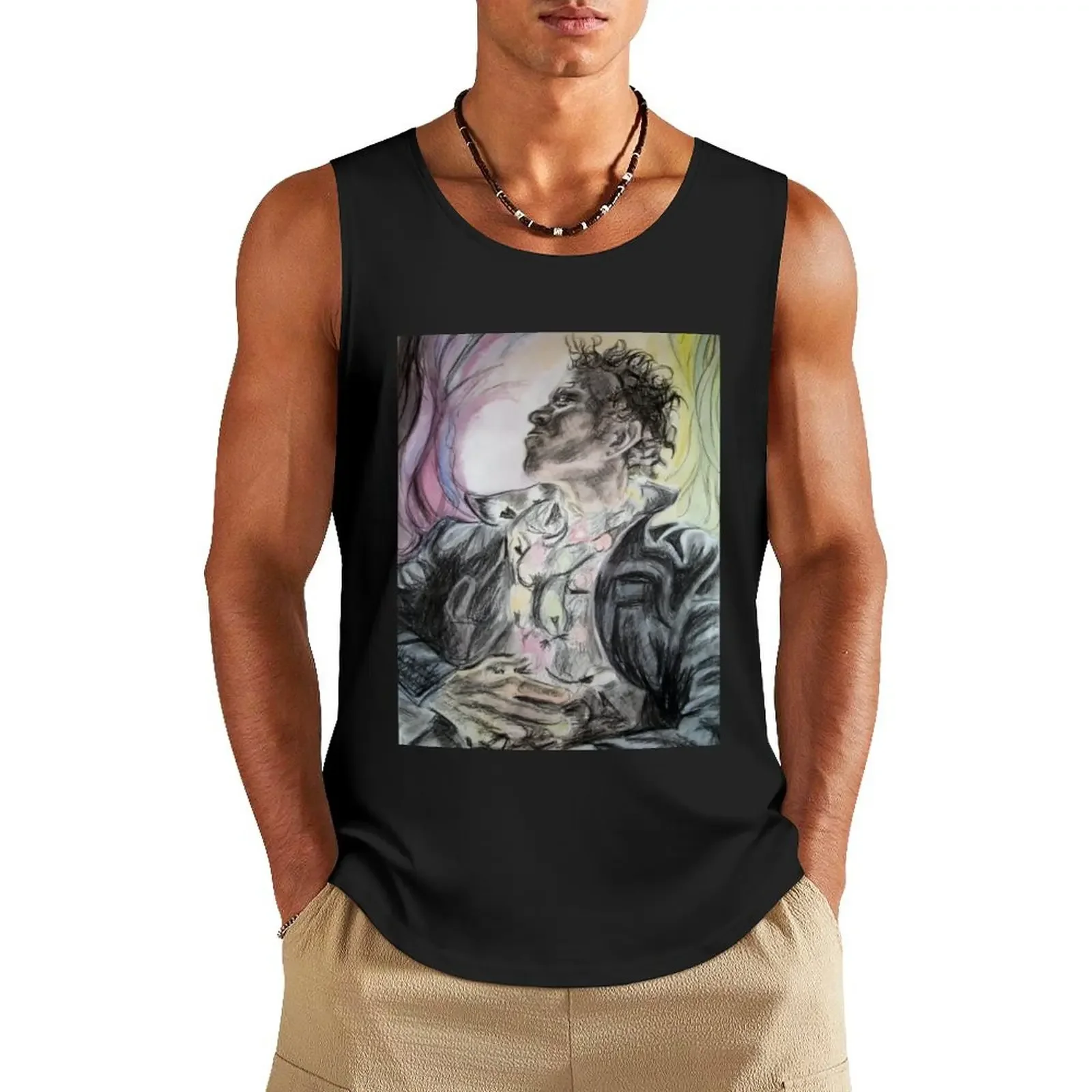 

Tom Waits Tank Top Men's clothes Men's vest gym wear men