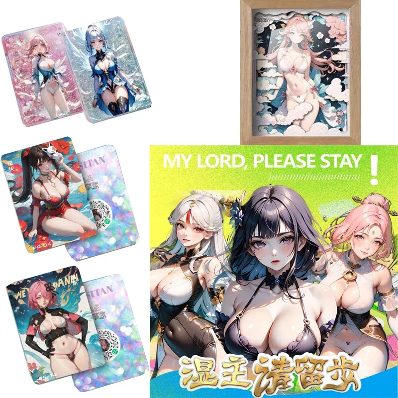 Goddess Story Collection Cards Booster Box My Lord Lease Stay Flowing Sand Card Rare Anime Girls Trading Cards