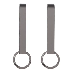 652D Heavy Duty Belt Key Holders Titanium Carabiner Keychain Belt Clip with Keyring for Car Keys,Gifts for Men Car Key Holder