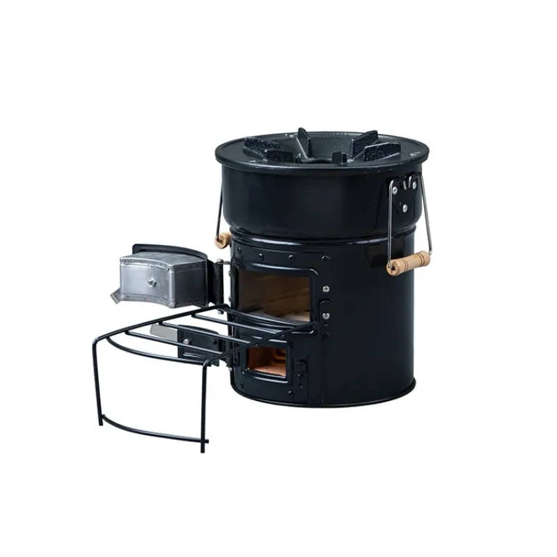 Rocket Stove With 2 Chambers Wood Or Coal Organic Mass For Camping and Outdoor cooking