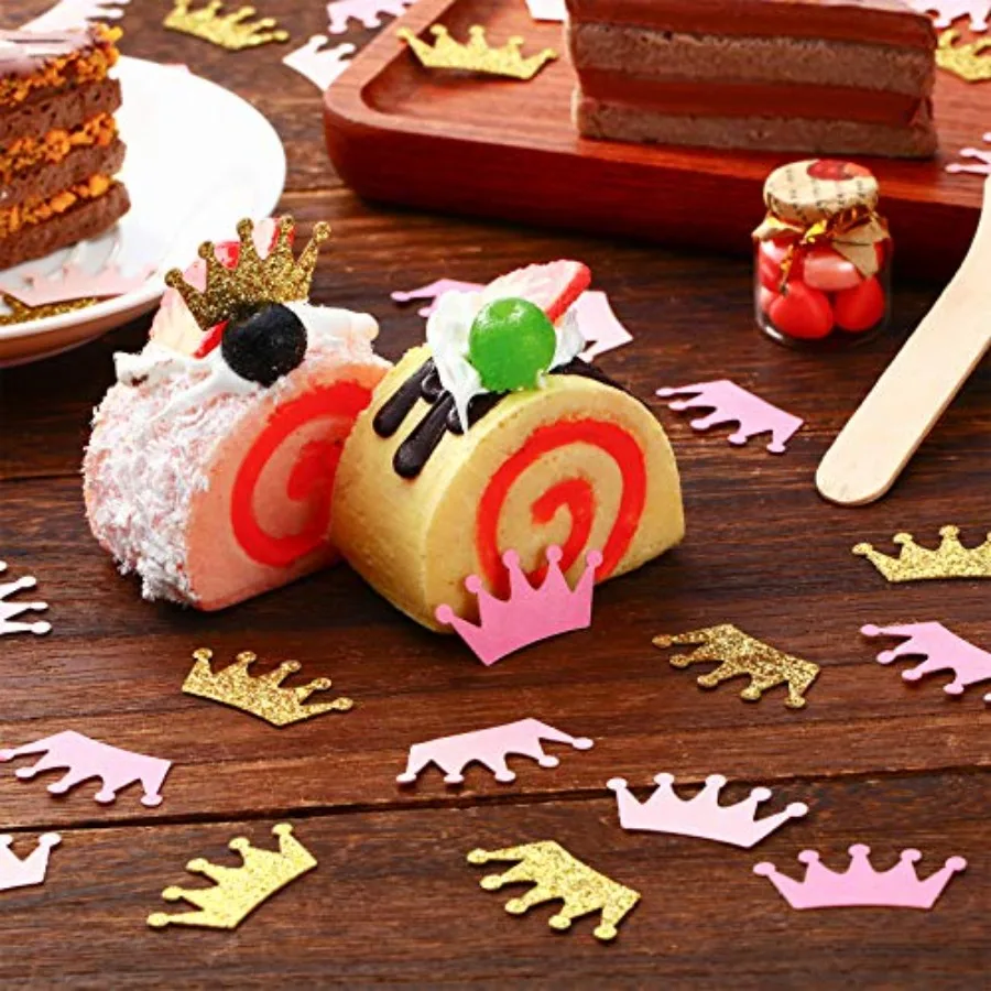 300 قطعة من تيجان الأمير الملك اللامعة لحفلات أعياد الميلاد وحفلات أعياد الميلاد للفتيات الصغيرات