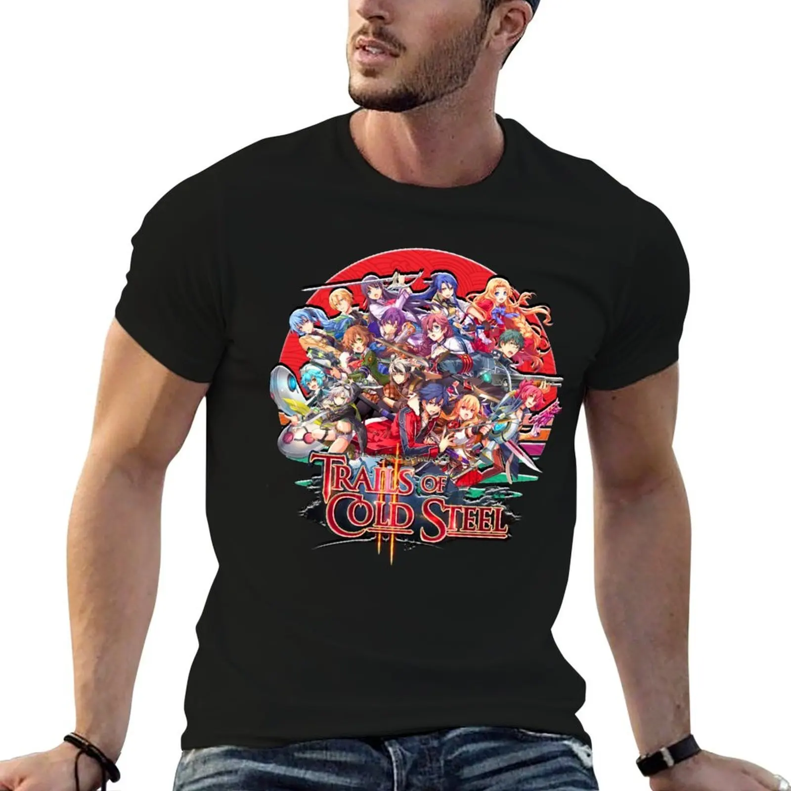 

Trails Of Cold Steel in Circle V T-Shirt man tshirt man t shirt graphic t shirts for man graphic tees T-shirt