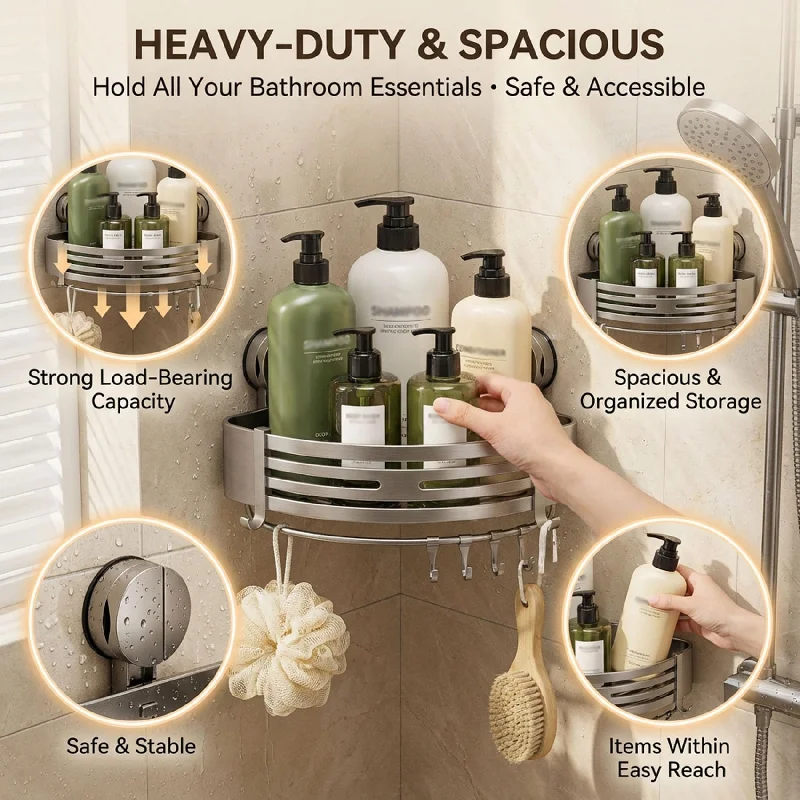 Thumbnail 2 - #60 Latest Bathroom Storage Shelf Offers