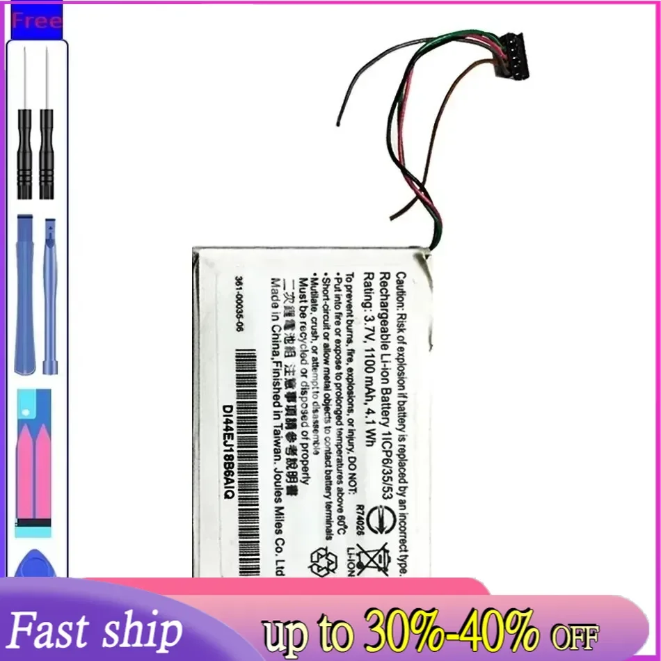 Battery 3610003506 1100Mah For Garmin Edge EXPLORE 1000 Approach G8 GPS Navigator 361-00035-06 DI44EJ18B60HK Bateira