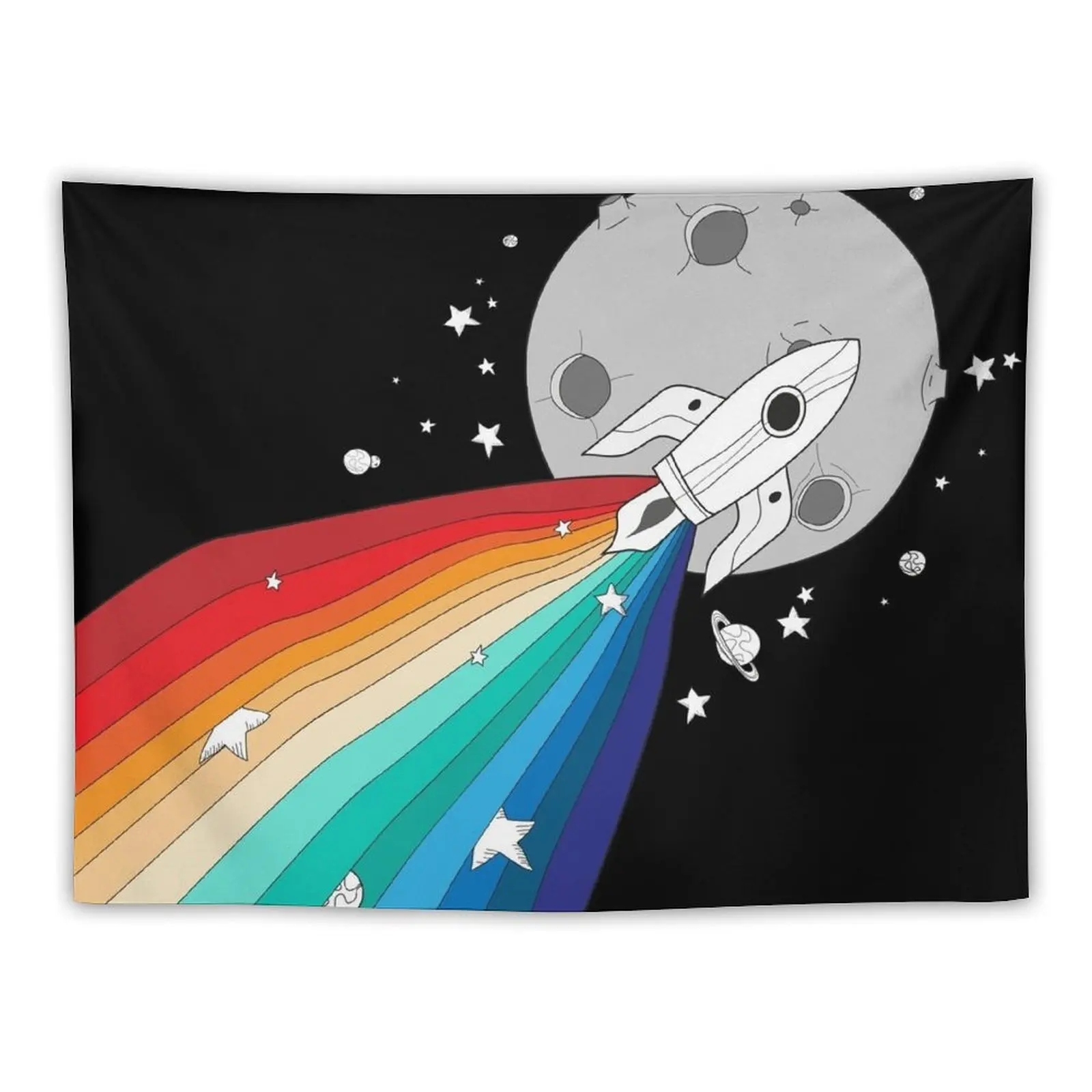 

Pride Rocket Tapestry Room Decorating Aesthetic Wall Decoration Items Kawaii Room Decor Room Decor Tapestry
