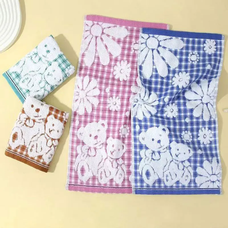 100% Cotton Face Towel Cloth Double Baby Cute Comfortable Soft Child Towel High Quality