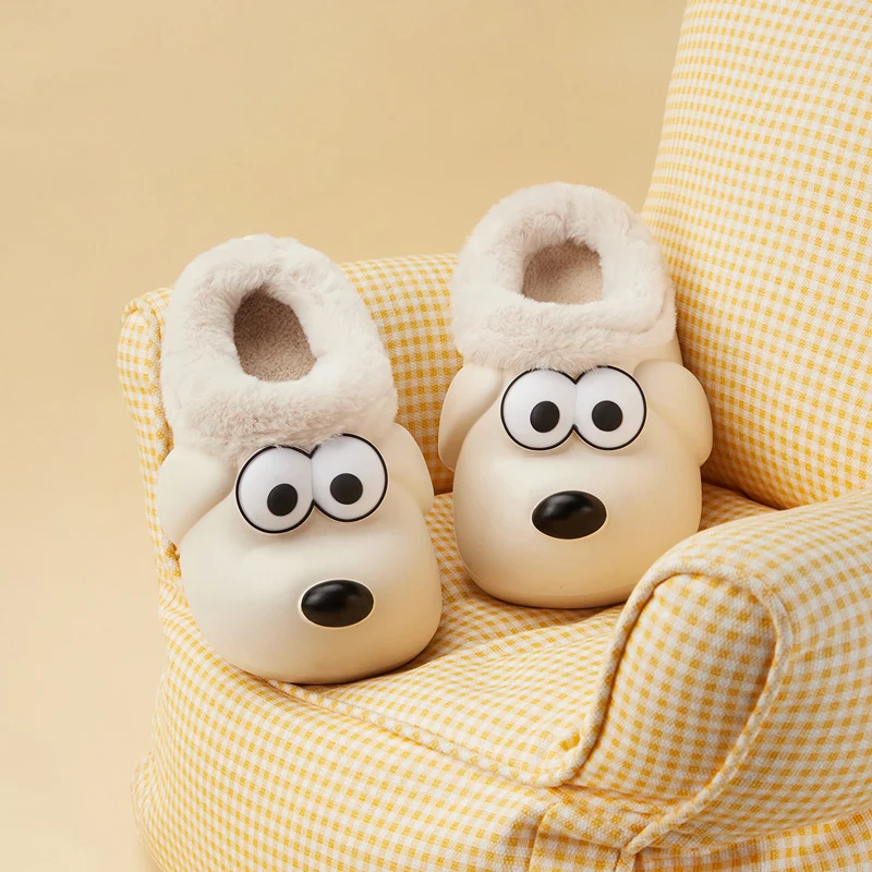 

Cheerful Mario Winter Children's Cotton Slippers Cartoon Plush Home Indoor Comfort Cotton Slippers