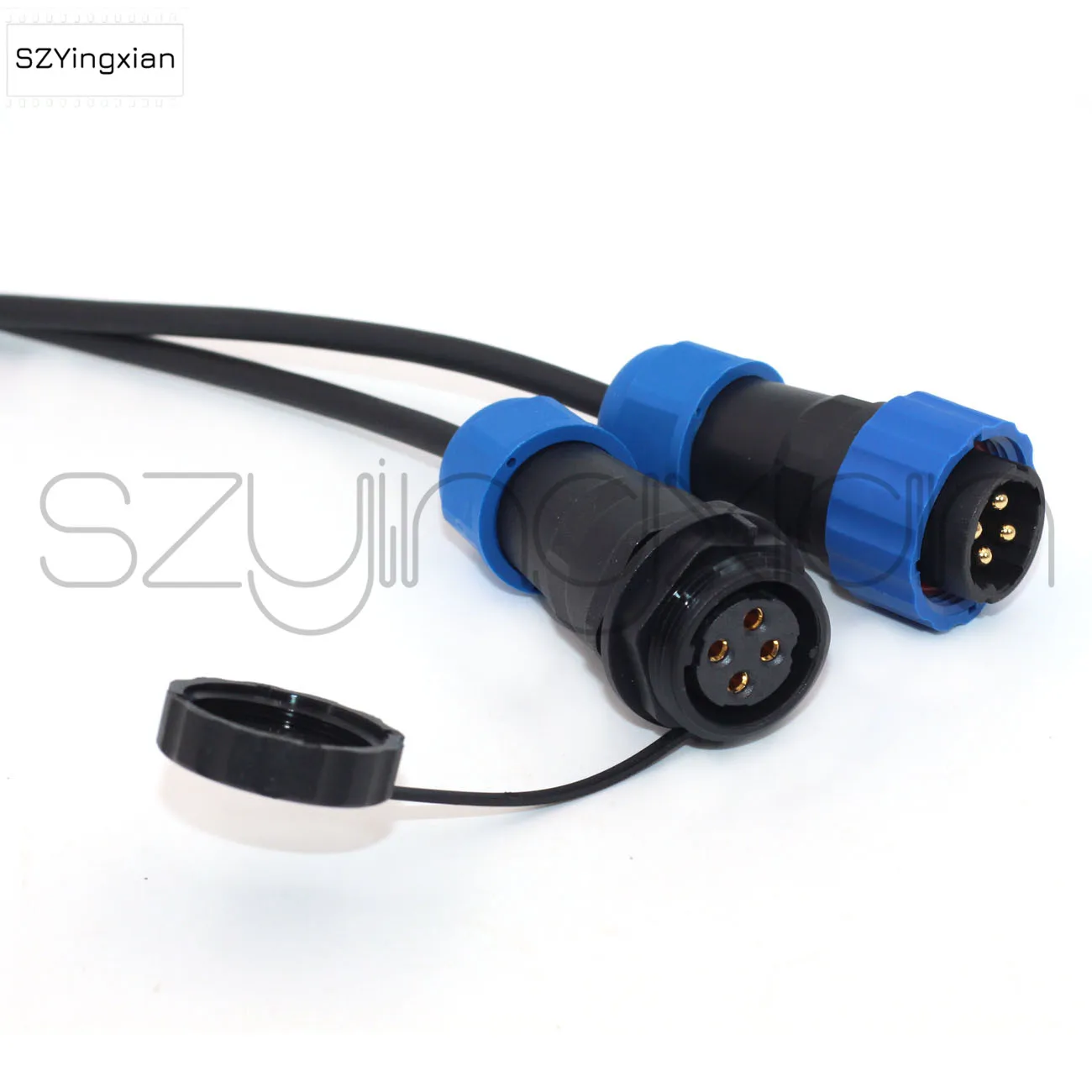 SD20 Butt Connector 2 3 4 5 6 7 9 10 12 14 Pin Outdoor Industrial AC Power Waterproof IP68 Male Plug Female Socket