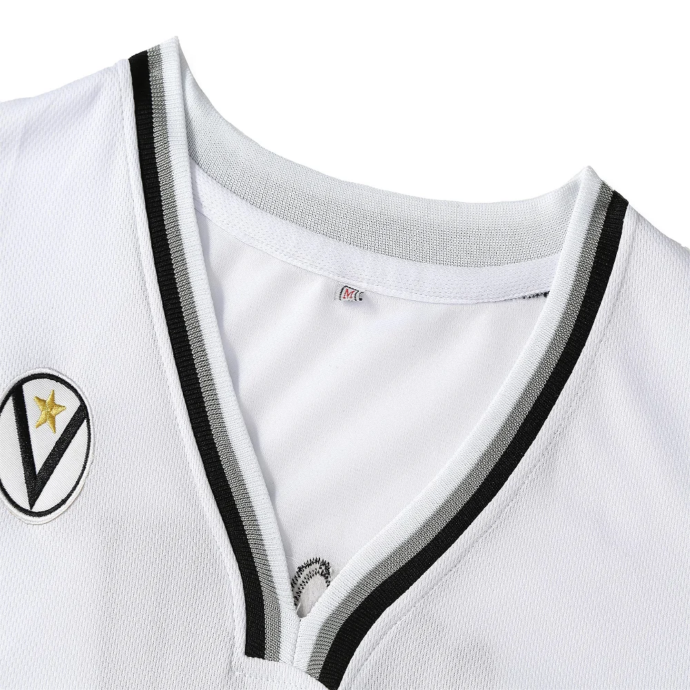 2024 Basketball jerseys Kinder 6 GINOBIL Sewing embroidery Outdoor sportswear Hip hop white Sweat absorption breathable big size - Image 5