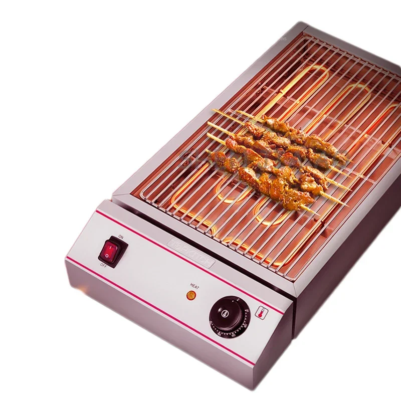 

Household Smokeless Electric Barbecue Machine Electric Barbecue Grill Healthy Smoke-free Iron Plate Heating 220V 2.8KW