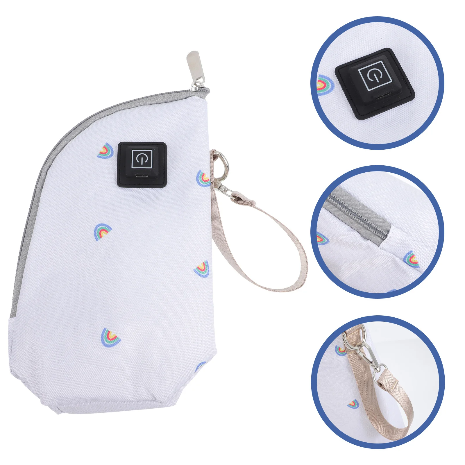 เครื่องอุ่นขวดนมแบบพกพา น้ำหนักเบา ใช้ไฟฟ้าผ่าน USB สำหรับเด็กทารก ใช้สำหรับเดินทาง เก็บน้ำนมแม่ ขนาดกะทัดรัด พกพาสะดวก