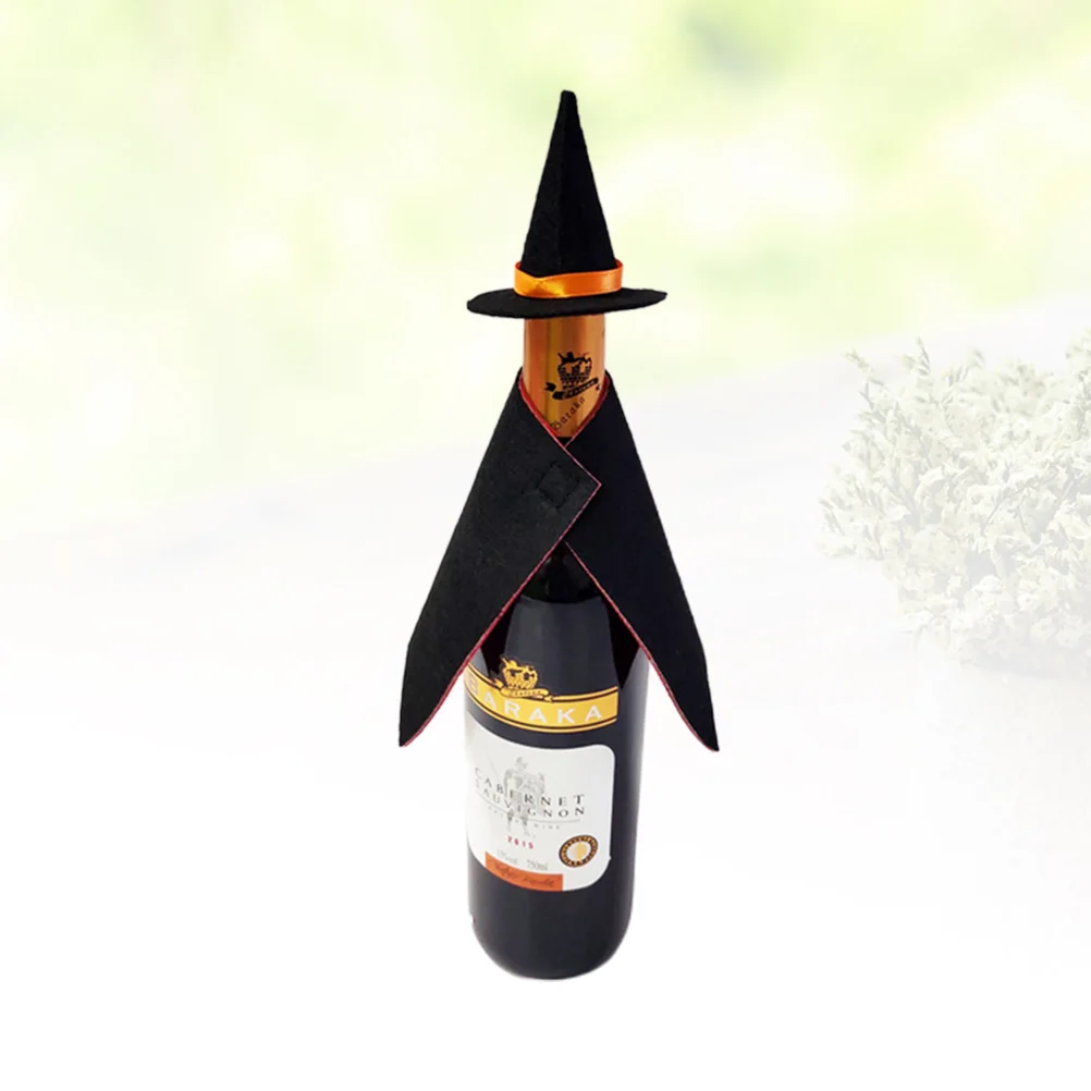 

2 pcs Small Cloak Decoration Premium Material Bottle Ornament Halloween Party Prop Funny Kitchen