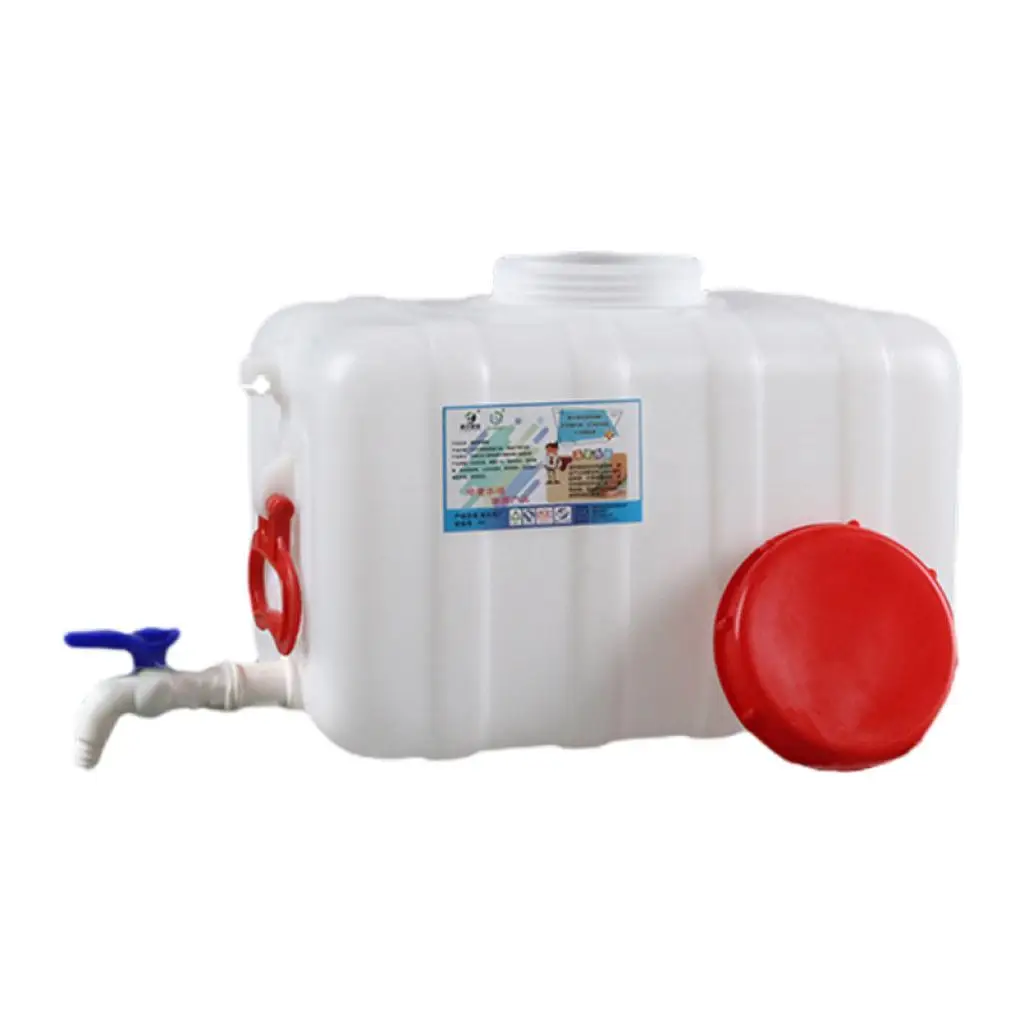 Plastic Water Container with Inlet&Outlet Thickened with Cover for Outdoor