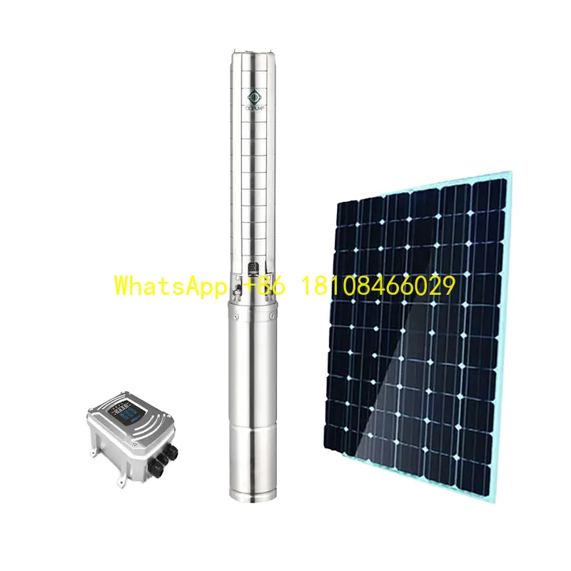

Deep Well 0.37kw Solar Borehole Water Pump Customizable Stainless Steel 4SPW3/7 Competitive Price OEM
