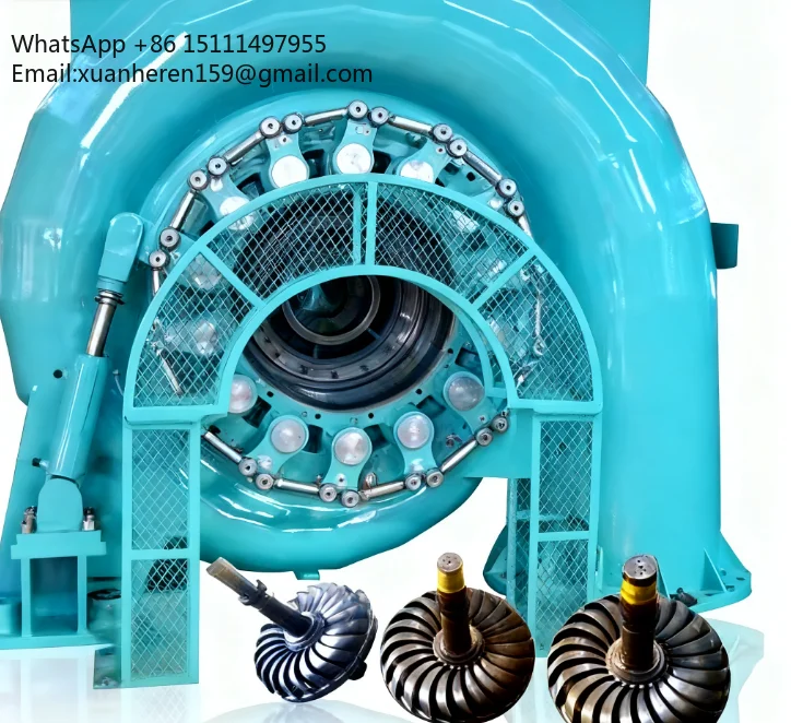 High Head Small Horizontal 500kw Eco-Friendly Hydropower Water Turbine with 2-Year Warranty