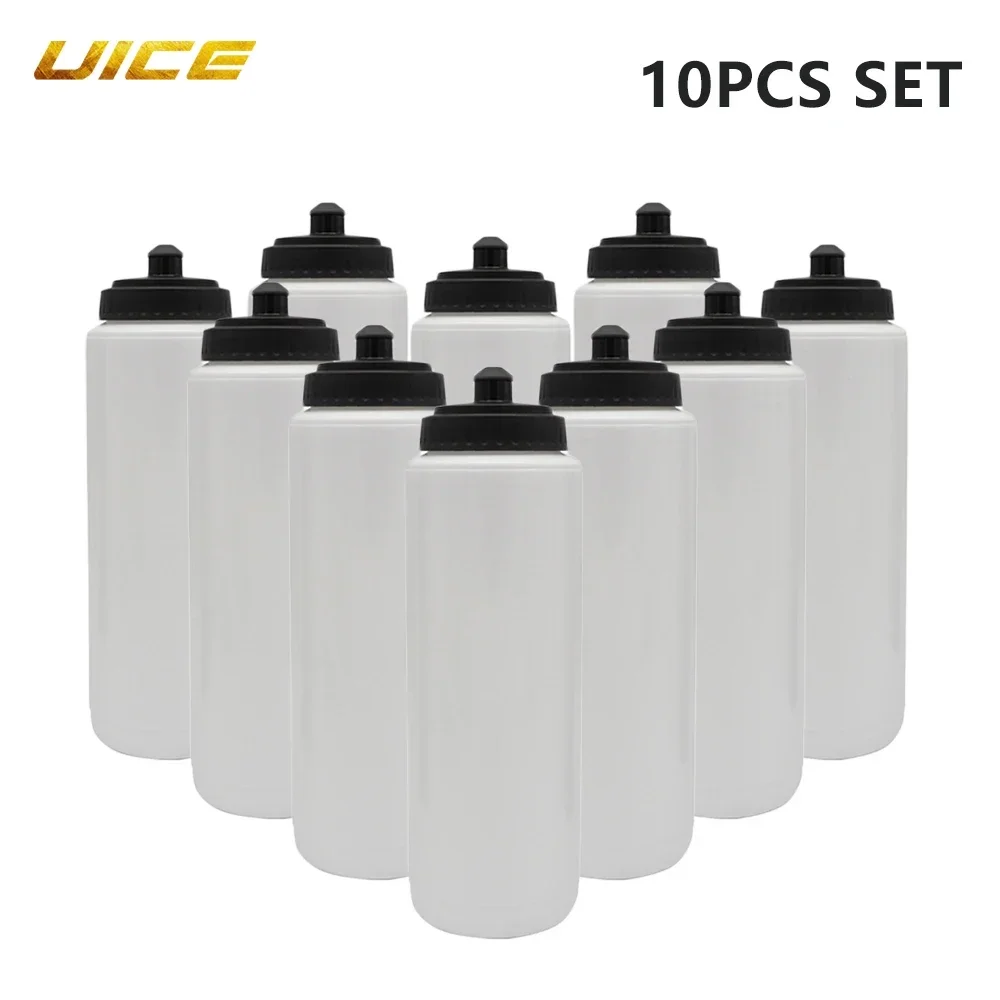 Garrafa esportiva da equipe de hóquei, garrafa de água de hóquei sem bpa para garrafas de lacrosse de futebol, equipamento esportivo de hóquei com 10 peças