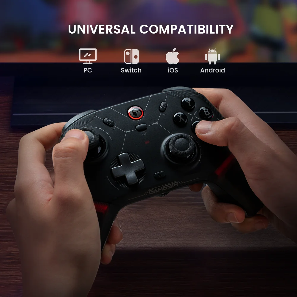 GameSir Cyclone 2 무선 스위치 컨트롤러, 홀 효과 블루투스 게임패드, 닌텐도 스위치, 아이폰, 안드로이드 폰용