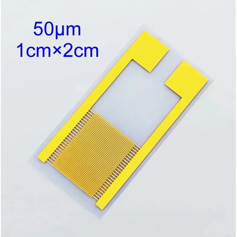 

5pcs 50 Micron Flexible PET Large-size Interdigital Electrode Humidity Sensor Is Easy to Operate