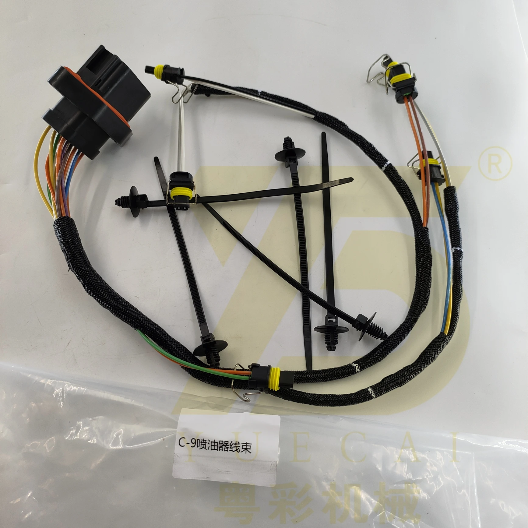 YUE CAI E330C 330D 336D Excavator C9 C-9 Engine Fuel Injector Wiring Harness 5462154 419-0841 546-2154 1889865