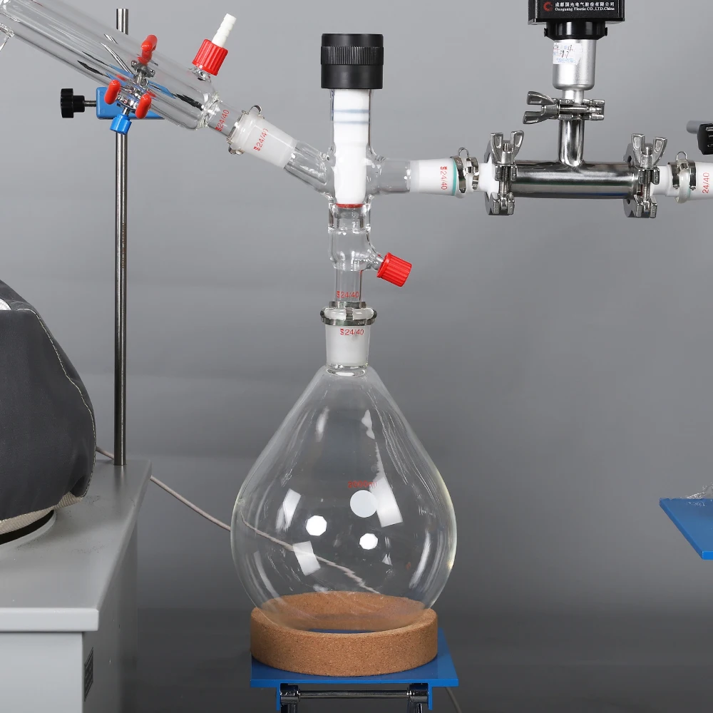 Lab1st 5L 10L 20l Short Path Distillation Kit with Display Magnetic Heating Mantle