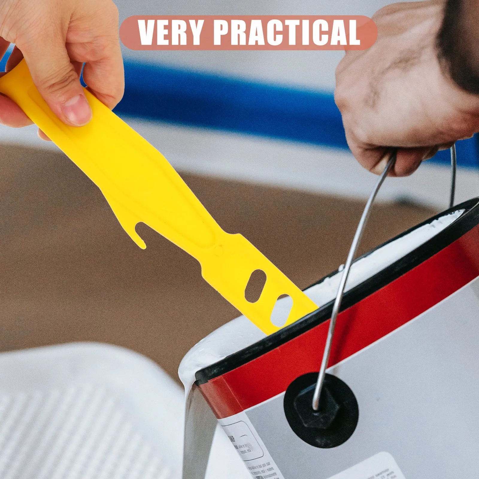 Professional Paint Stirring Stick Heavy Duty Reusable Plastic Mixing Rod for Home Workshop DIY Painting Projects Stirring Tool