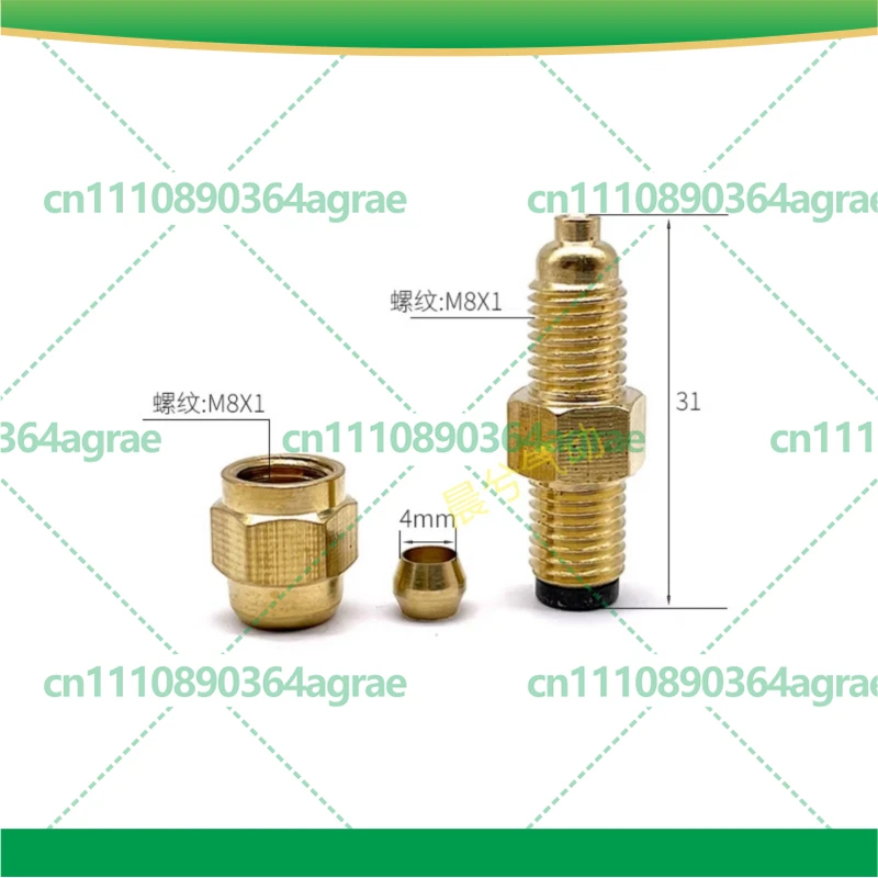 DPC SS ST Copper Proportional Valve Metering One Way Valve Oil Distributor Connector CNC Lubrication Fitting Industrial