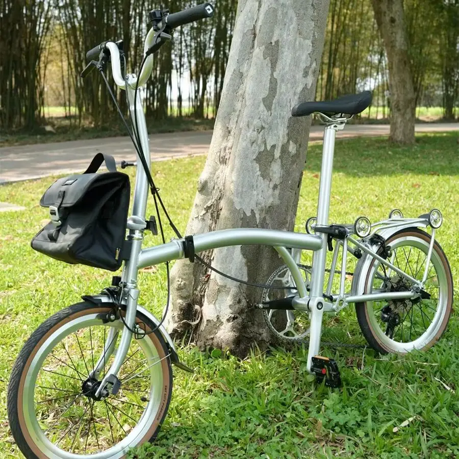 with Dual C- Brake Lightweight 406wheel Portable Adult Folding Bicycle 20 inch 9-speed Aluminium Alloy Folding Bike
