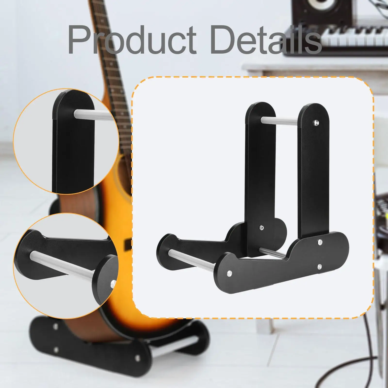 

Напольная подставка для гитар, экономящая место, органайзер для нескольких инструментов для дома, студии, гостиной