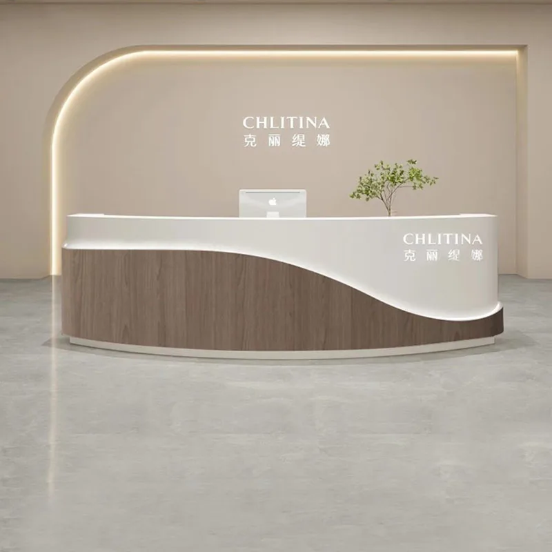 European Reception Desks Consable Church Service Shop Cashier Table Luxury Mobile Scrivania Cameretta Beauty Salon Furniture