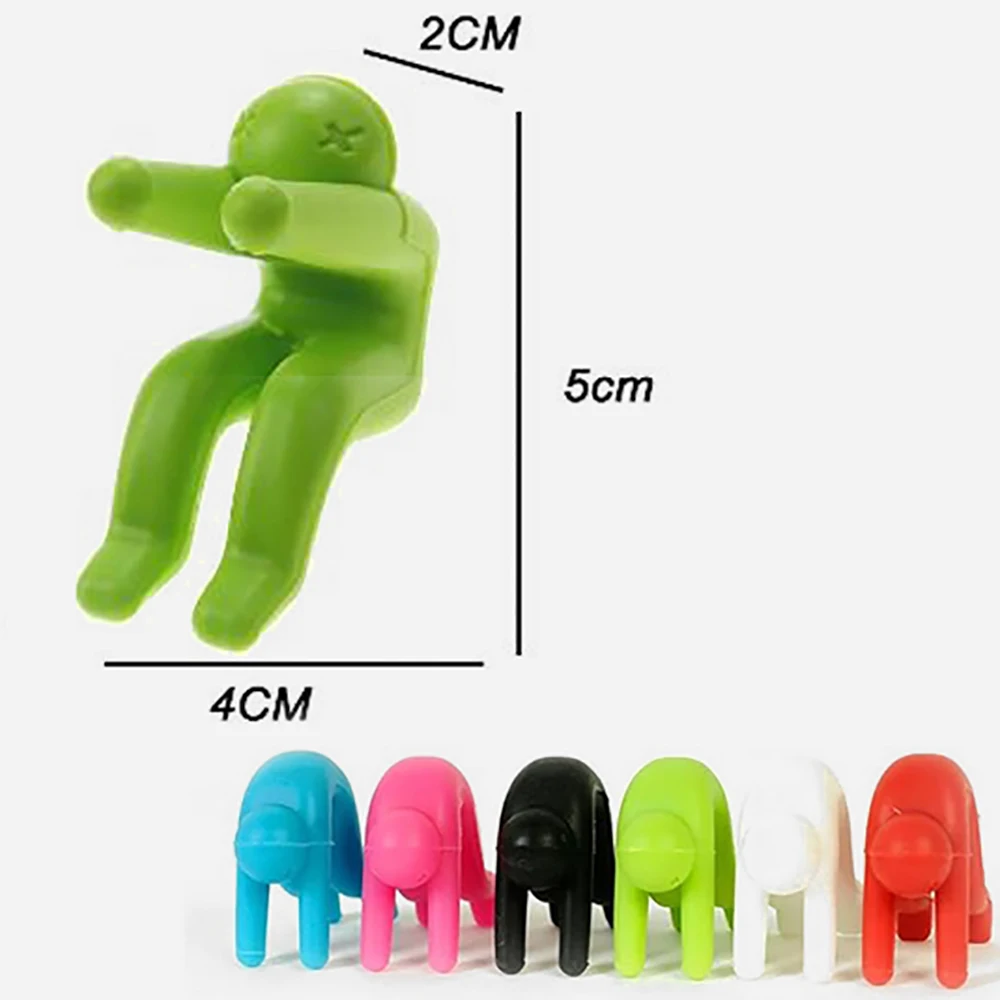 3piece Silicone support pot cover bracket anti overflow pot clamp kitchen tool bracket mobile phone chopsticks spoon Holder