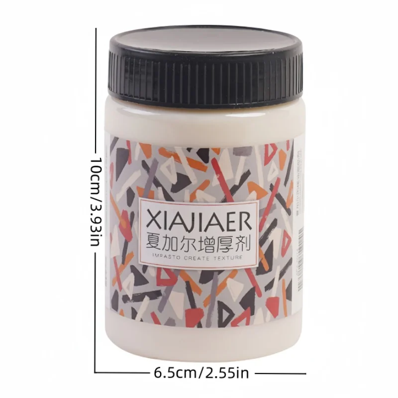 300ml/xiajiaer black and white primer Plasticizing paste acrylic medium acrylic pigment additive