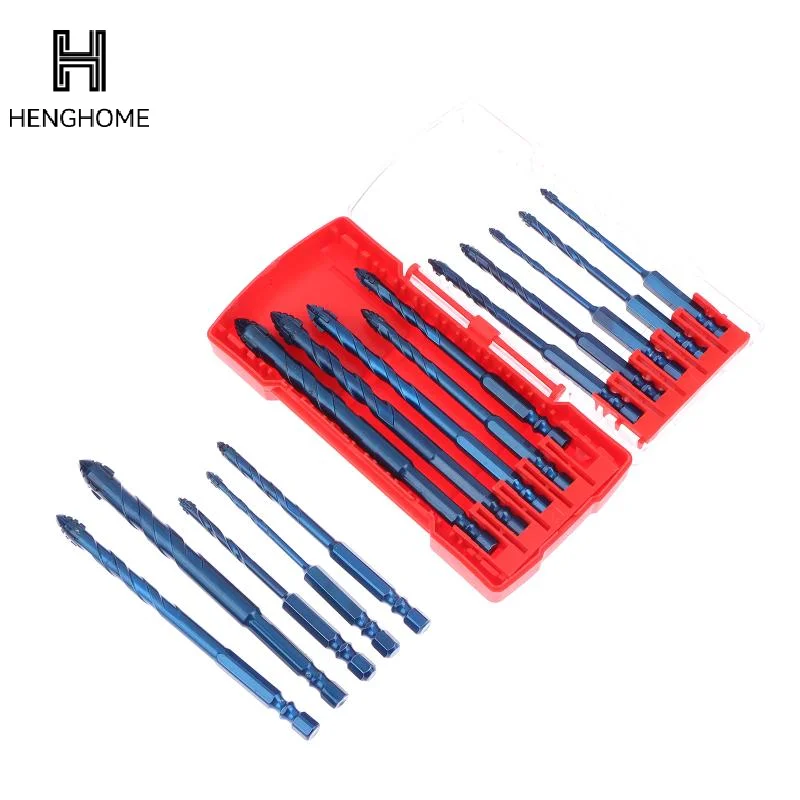 ดอกสว่านเจาะรูแบบเอ็กเซนทริค 1/5/10 ชิ้น ขนาด 3-12 มม. ชุดเครื่องมือเจาะรูแม่นยำ สำหรับเจาะคอนกรีต ผนัง เซรามิก หิน และแผ่นหิน