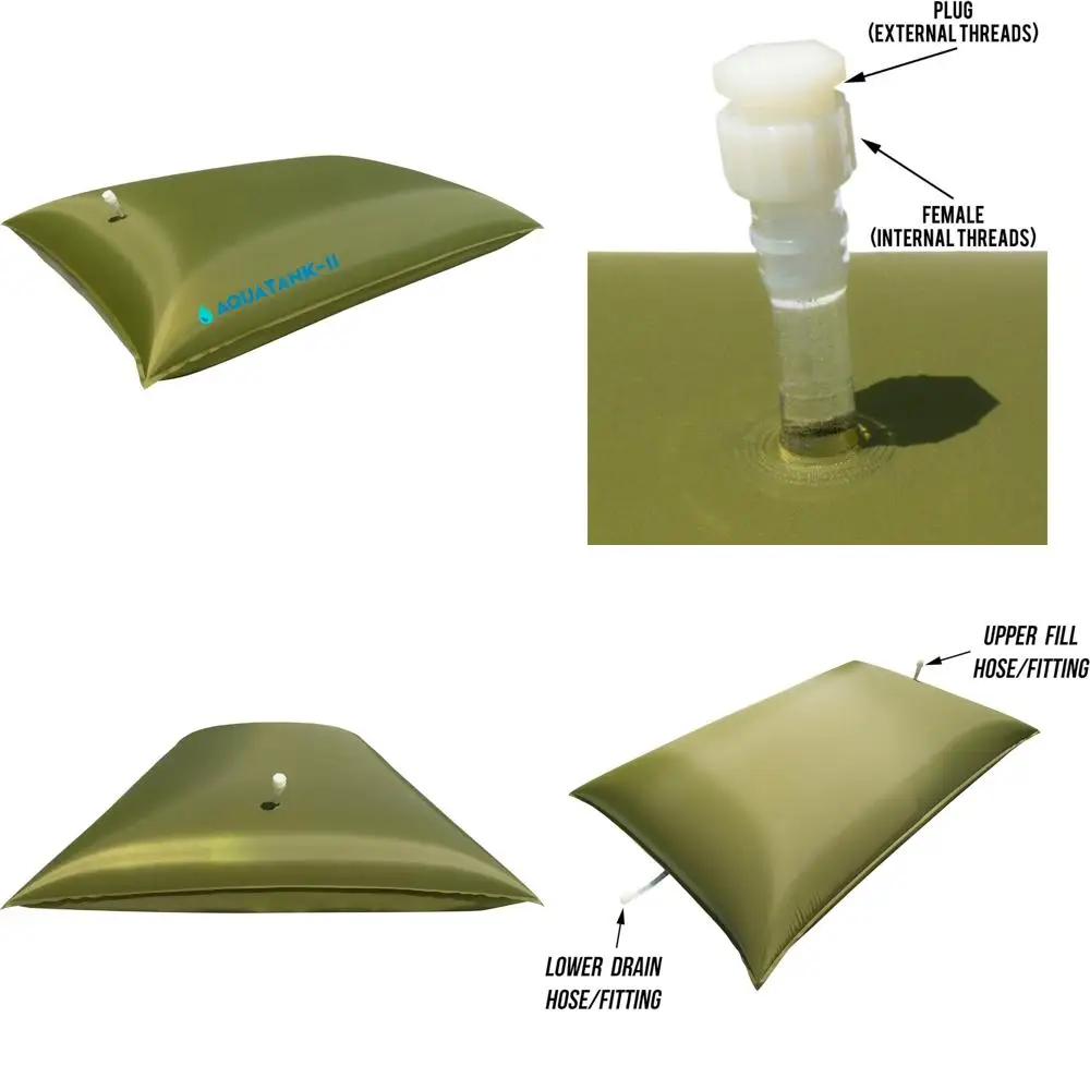 15 Gallon Portable Water Storage Tank Bladder, Durable and Reusable