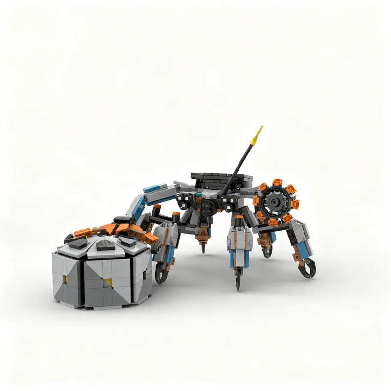 746pcs MOC Shell Walker Games Display Challenge Model Building Blocks Advanced Build Pack Premium Detailed Craft Castle Toy Gift