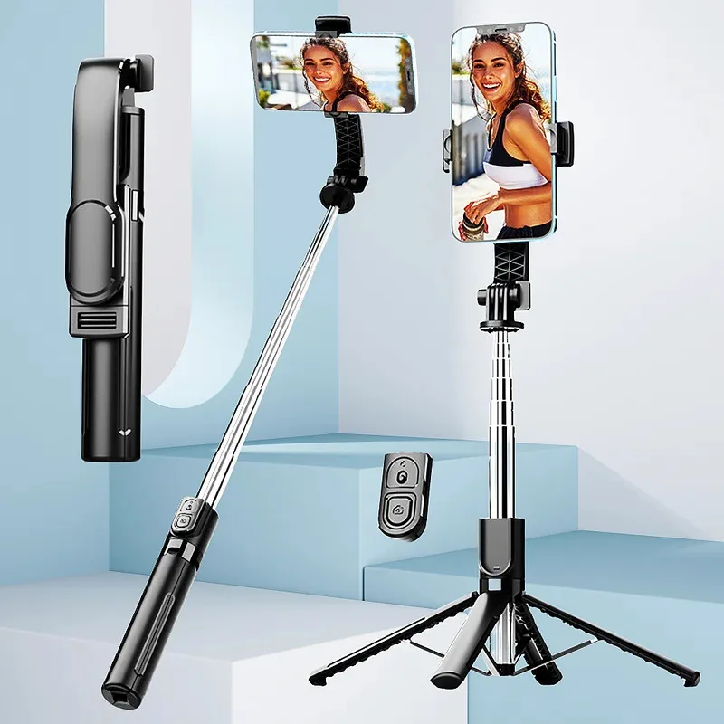 

Wireless Selfie Stick for Smartphone 40 Inch Tripod with Bluetooth Remote Portables Foldable Stand for Vlog Shooting Record