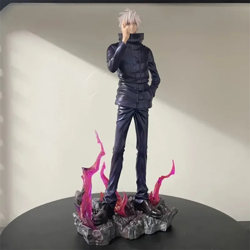 33cm Satoru Gojo Anime Jujutsu Kaisen Periphera Figure Double-headed Statue Toy Model Table Decoration Ornament Gift Collectible