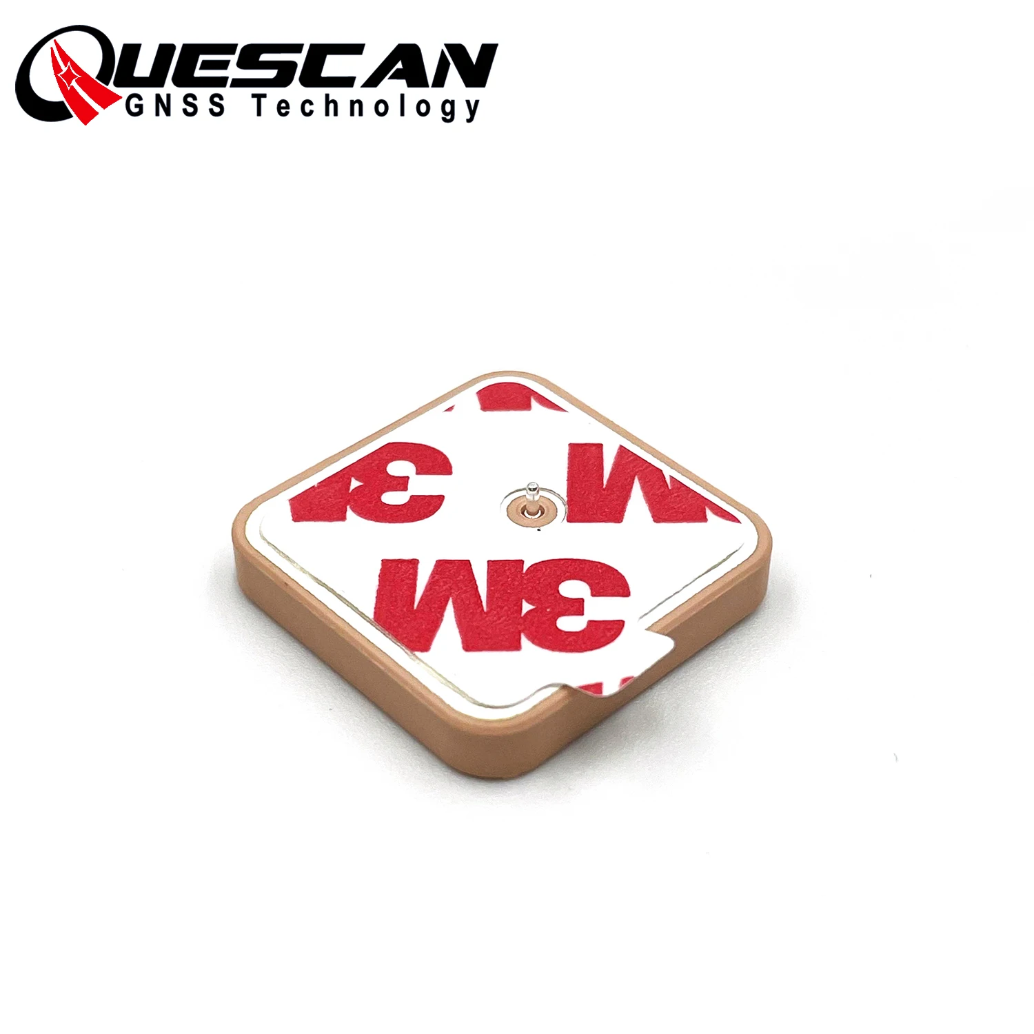 QUESCAN 25mm 1575.42MHz Internal Ceramic Passive L1 GPS Antenna GPS GLONASS BeiDou Galileo 25mm*25mm*4mm 1561MHz-1602MHz