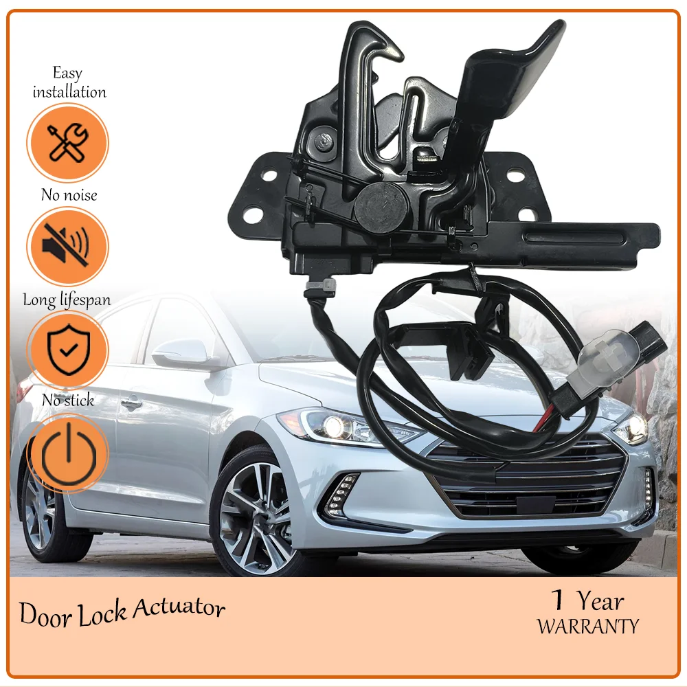 Well-Crafted Front Hood Lock Latch, Produced for Hyundai Elantra Sedan 2019-2020, Exact Fit Design OEM 81130-F2500,81130F2500
