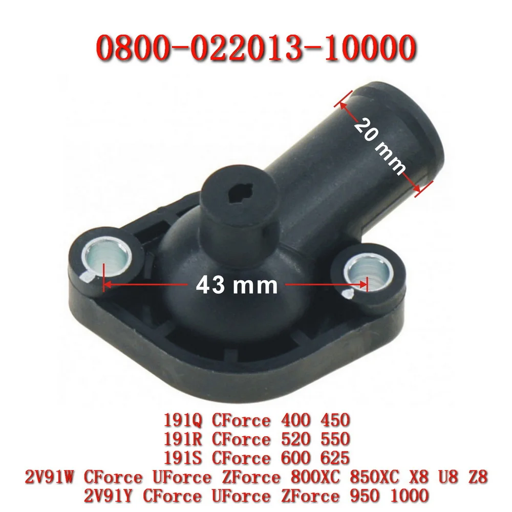 

Thermostat Cover CF0800-022013-10000 For CFMoto CForce 400 450 ATV CF 800 1000 450 400 520 500 625 600 850 ATR AU AZ POLICE MOTO