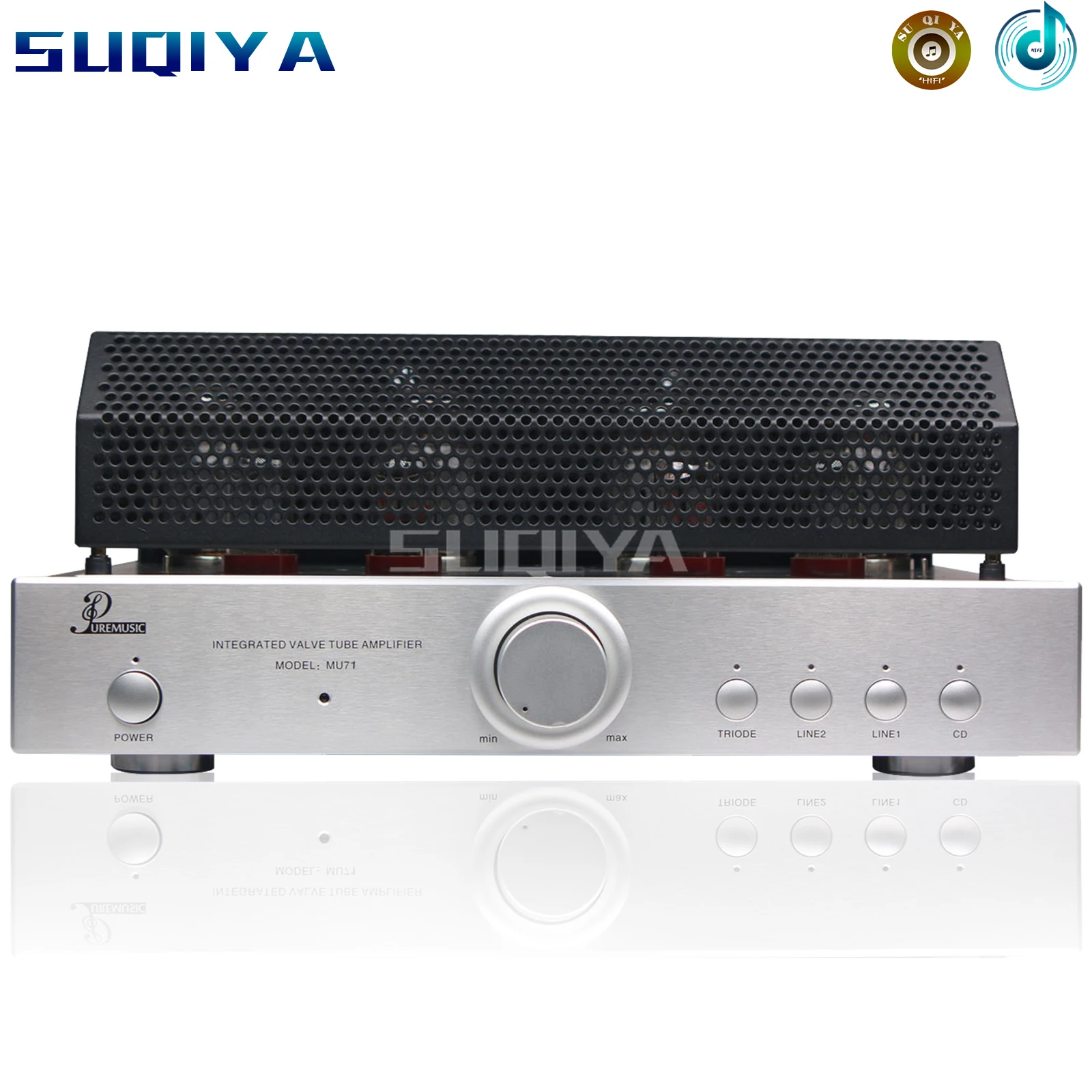 

Усилитель мощности SUQIYA-Puremusic MU71, EL34, усилитель мощности с нажимным вытягиванием, сбалансированный вход, экономичная Мобильная машина