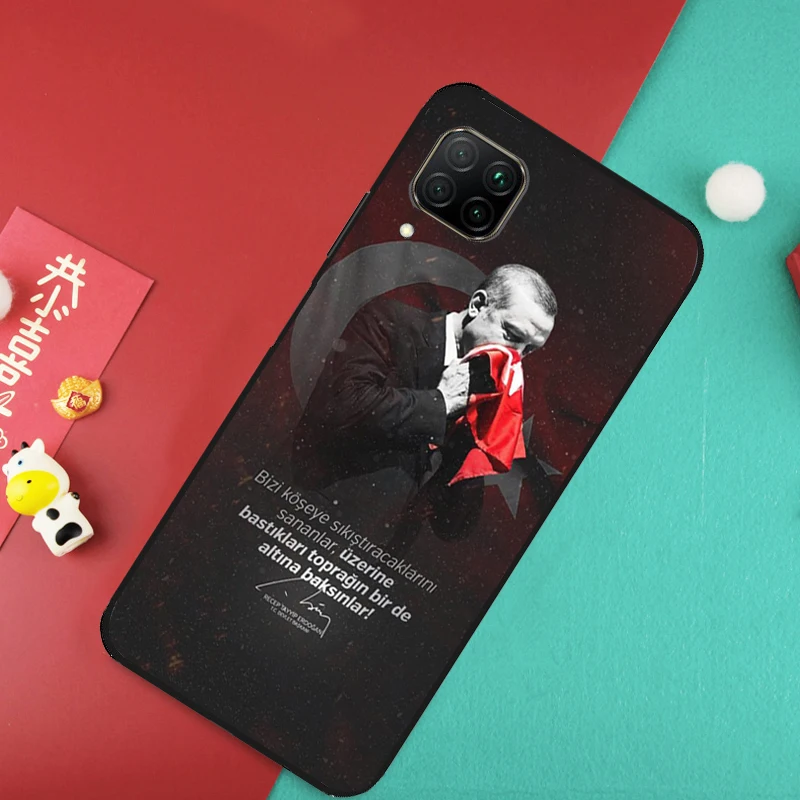 President Turkey Recep Tayyip Erdogan Case For Huawei Nova Y91 Y61 Y60 Y70 Y90 Nova 9 SE 10 11i 8i 3i P20 P30 Pro P40 Lite Cover