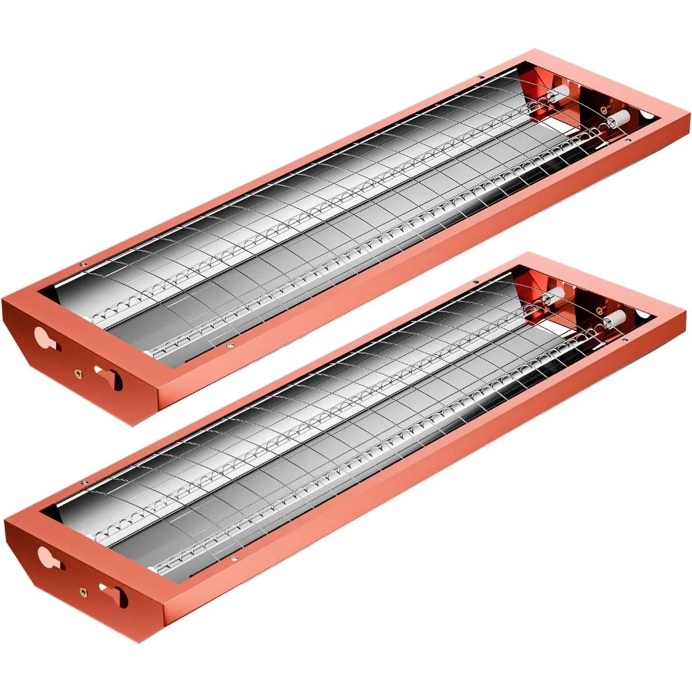 

2000W Infrared Paint Drying Lamp 2PCS 1000W Carbon Fiber Heaters Fast Heating to 392°F for Car Auto Body Repair Spray Painting